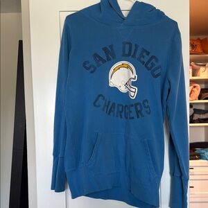 PINK Victoria's Secret Blue NFL Hoodie
